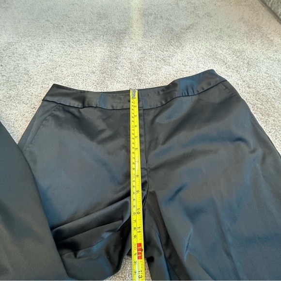 NYGARD black satin effect trouser dress pants sz 10 - Picture 7 of 10